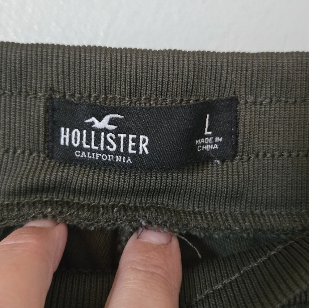 Hollister Olive Green Jogger Pants Size Large